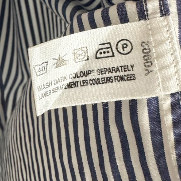 Thomas Pink Men’s Striped Button Down Dress Shirt Size 16.5 - Picture 8 of 9